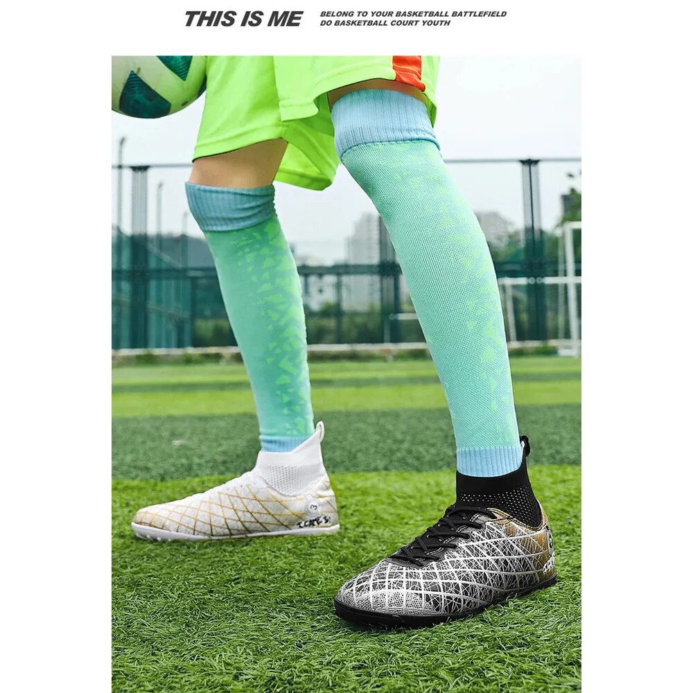 Professional Unisex Soccer Shoes Men Women Football Boots Training Sport Footwear Match Sneakers Non-slip Drop Shipping_voghion.com