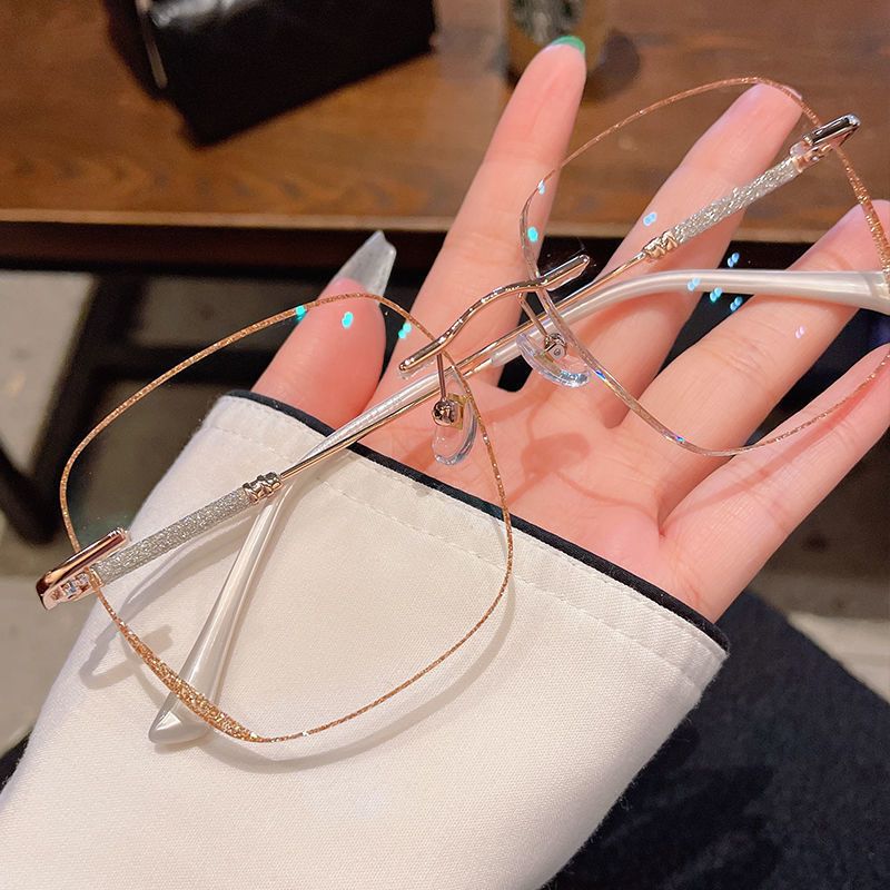 New style fashion ladies starlight anti blue light vibrato reading glasses eye protection_voghion.com