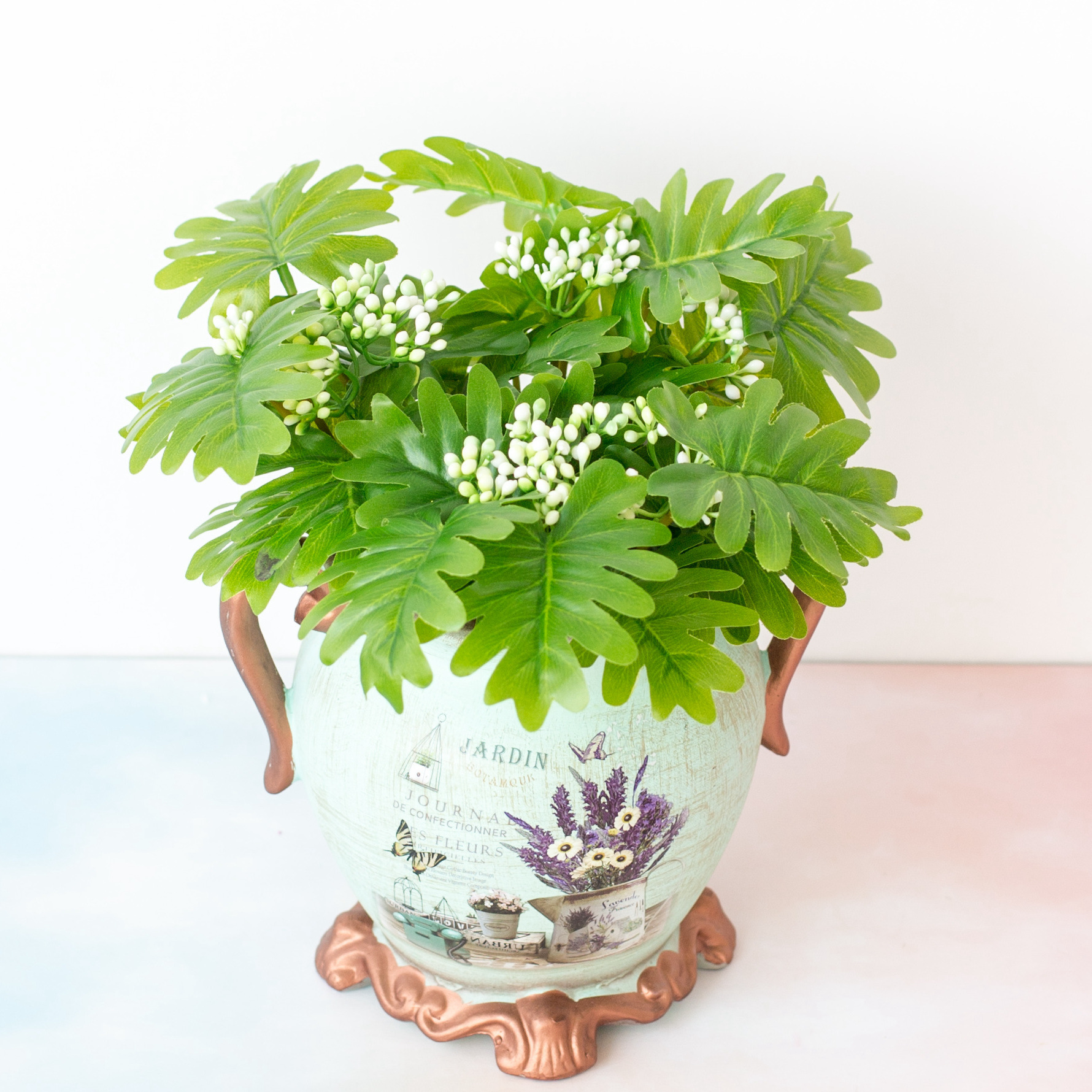 Nuovo set di piante artificiali in vaso con 12 teste di tartaruga, foglia e frutta, decorazione per la casa, ornamenti_voghion.com