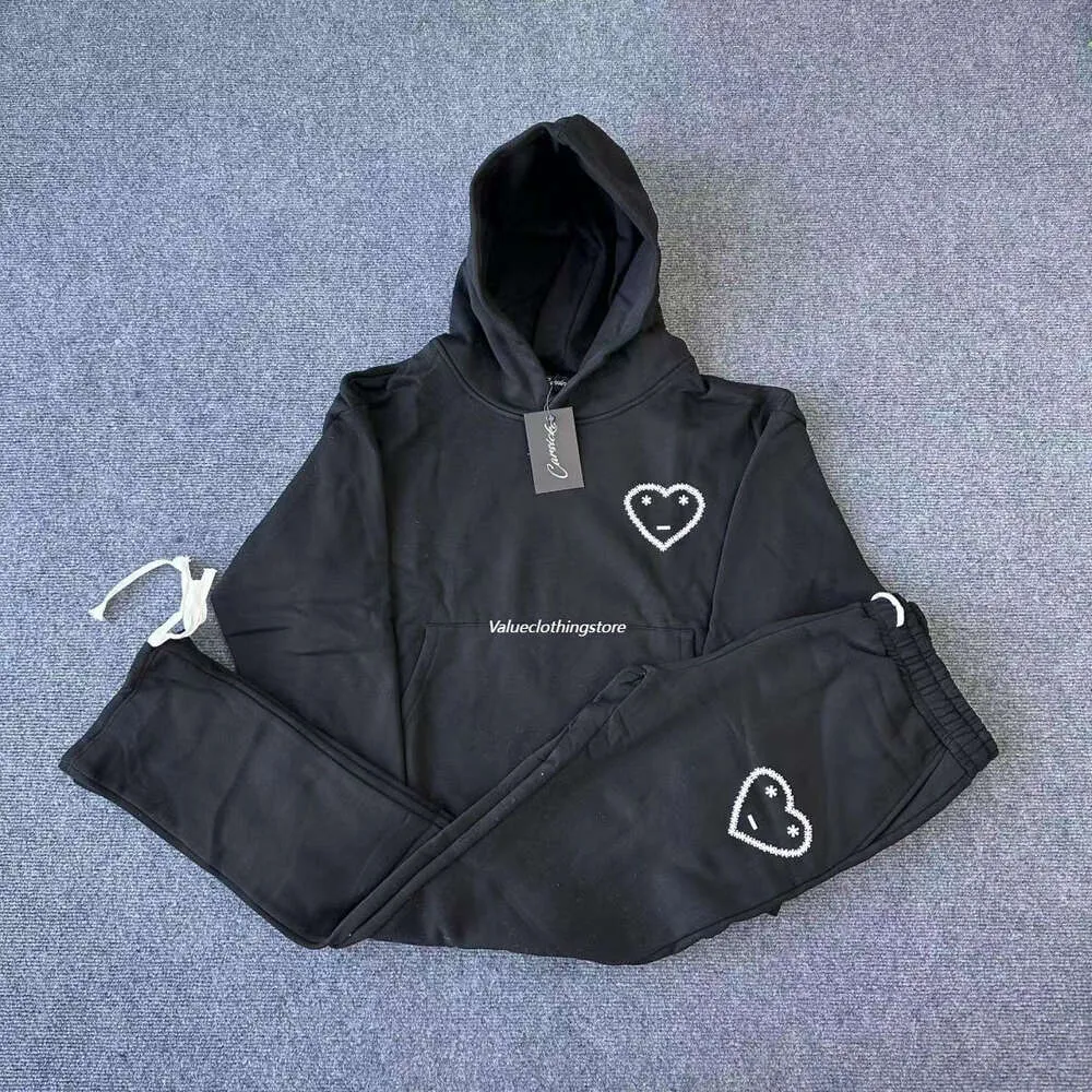 Mens Tracuits CARSICKO Polyester material Sportswear Set Winter Embroidery shooter warm women Y2k hoodies Designer long sleeve_voghion.com