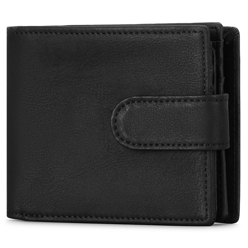 Herren kurze Lederbrieftasche Top-Schicht Rindsleder RFID Anti-Diebstahl-Bürste Mode Casual Außenhandel Brieftasche_voghion.com