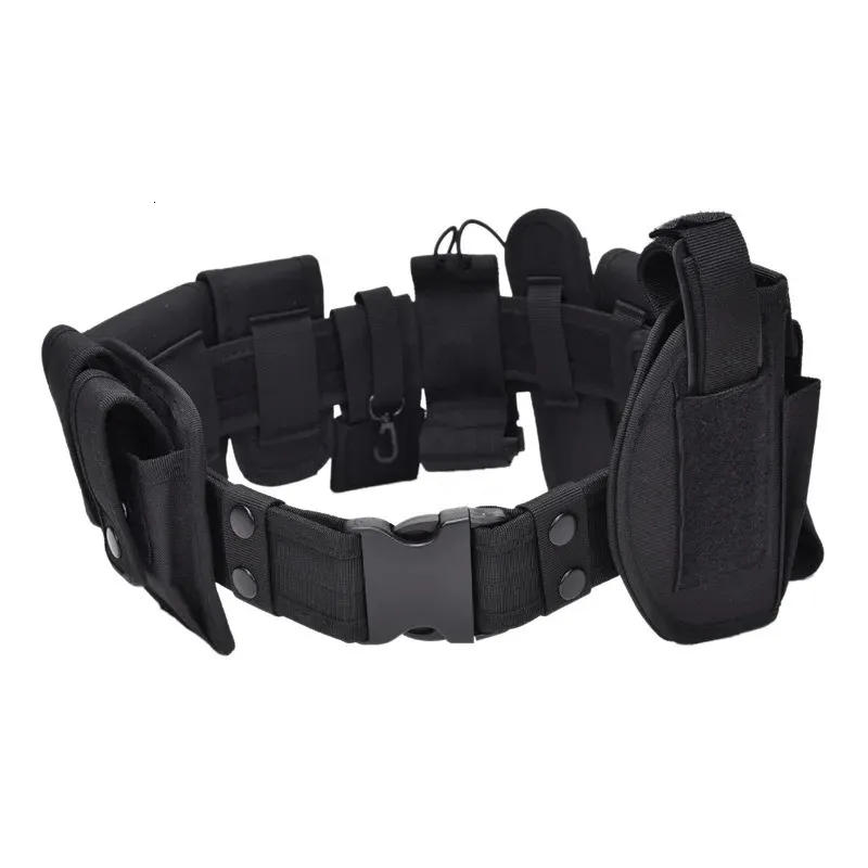 10-in-1-taktische Sicherheitsgürtel, multifunktionaler Pistolenhalfter, Taschenlampenbeutel-Set, Utility-Kit, Dienstgürtel 250715_voghion.com