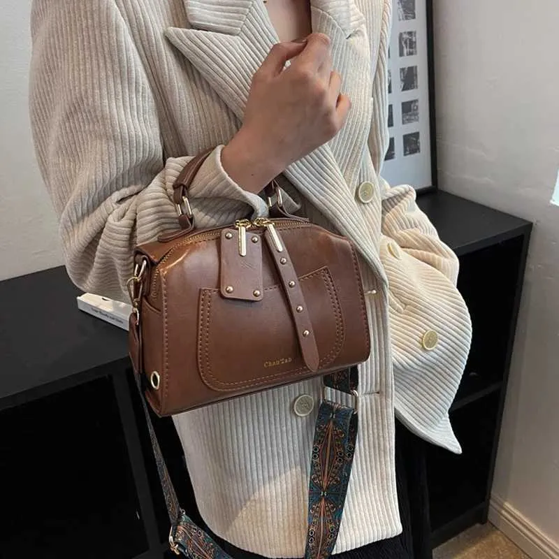 Elegante borsa donna set borsa a spalla e tracolla in pelle_voghion.com