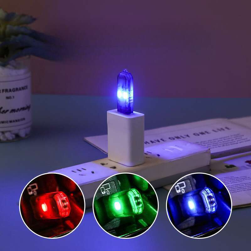 Lumină ambientală USB pentru mașină, consumabile auto, mini decorațiune portabilă colorată, iluminare LED pentru casă și dormitor, lumină de noapte_voghion.com