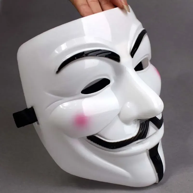 V jako Vendetta anonymní Guy Fawkes maškarní kostým pro dospělé kostýmní doplněk párty cosplay masky_voghion.com