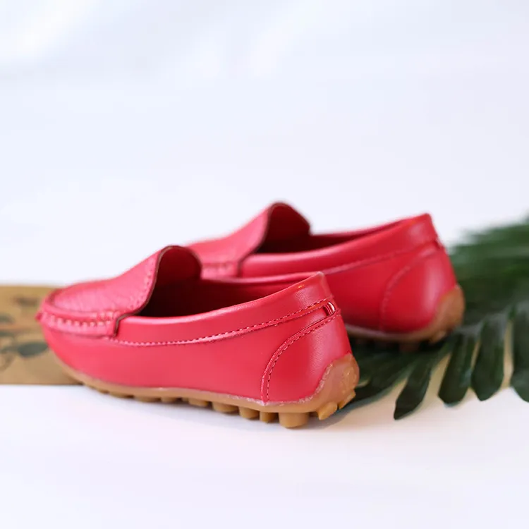 Mocasini sport casual pentru copii, culori bomboane, unisex, băieți și fete, mocasini moi, alunecă-on din piele PU, pentru copii mici, Happysteps, pantofi pentru tineri_voghion.com
