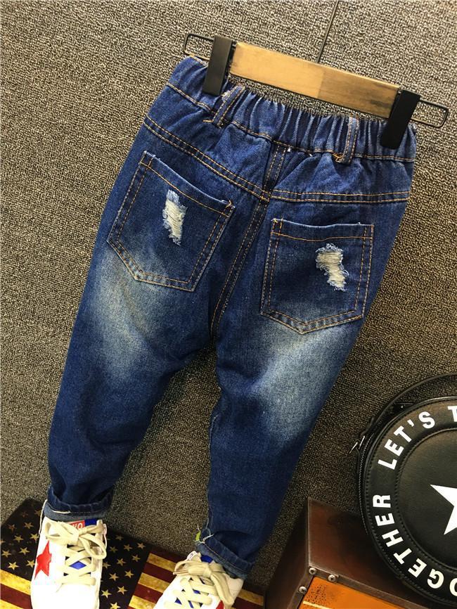 Mother&Kids Boys' jeans ripped kids' pants_voghion.com