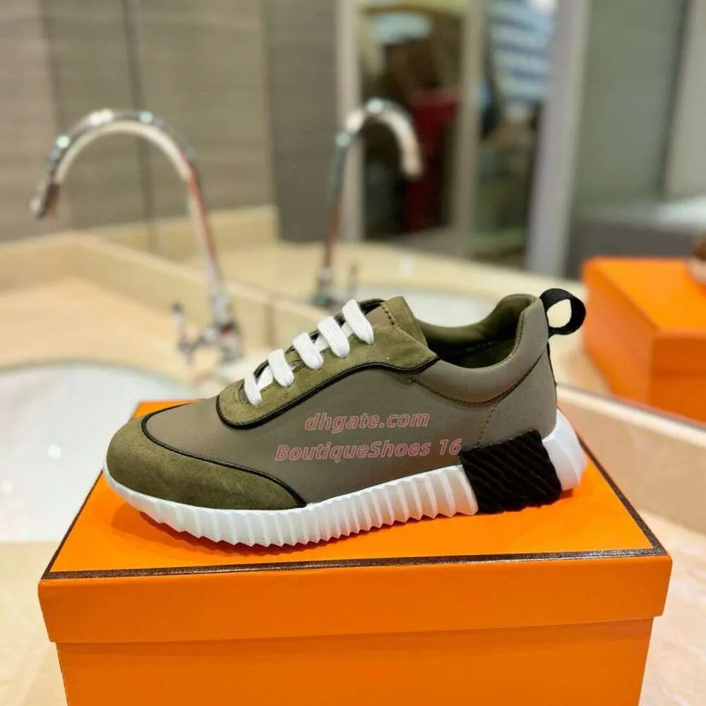 Scarpe da ginnastica da uomo, stile casual, in pelle e rete, con lacci, sportive, con suola in gomma, basse, stile street._voghion.com