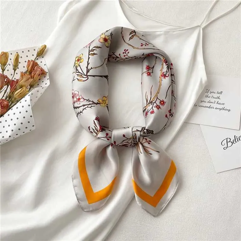 2025 Seidenschal Print Kopftuch Katze Haar Wrap Halstuch Weibliche Satin Quadrat Schal Für Frauen Stirnband Foulard Hijab_voghion.com