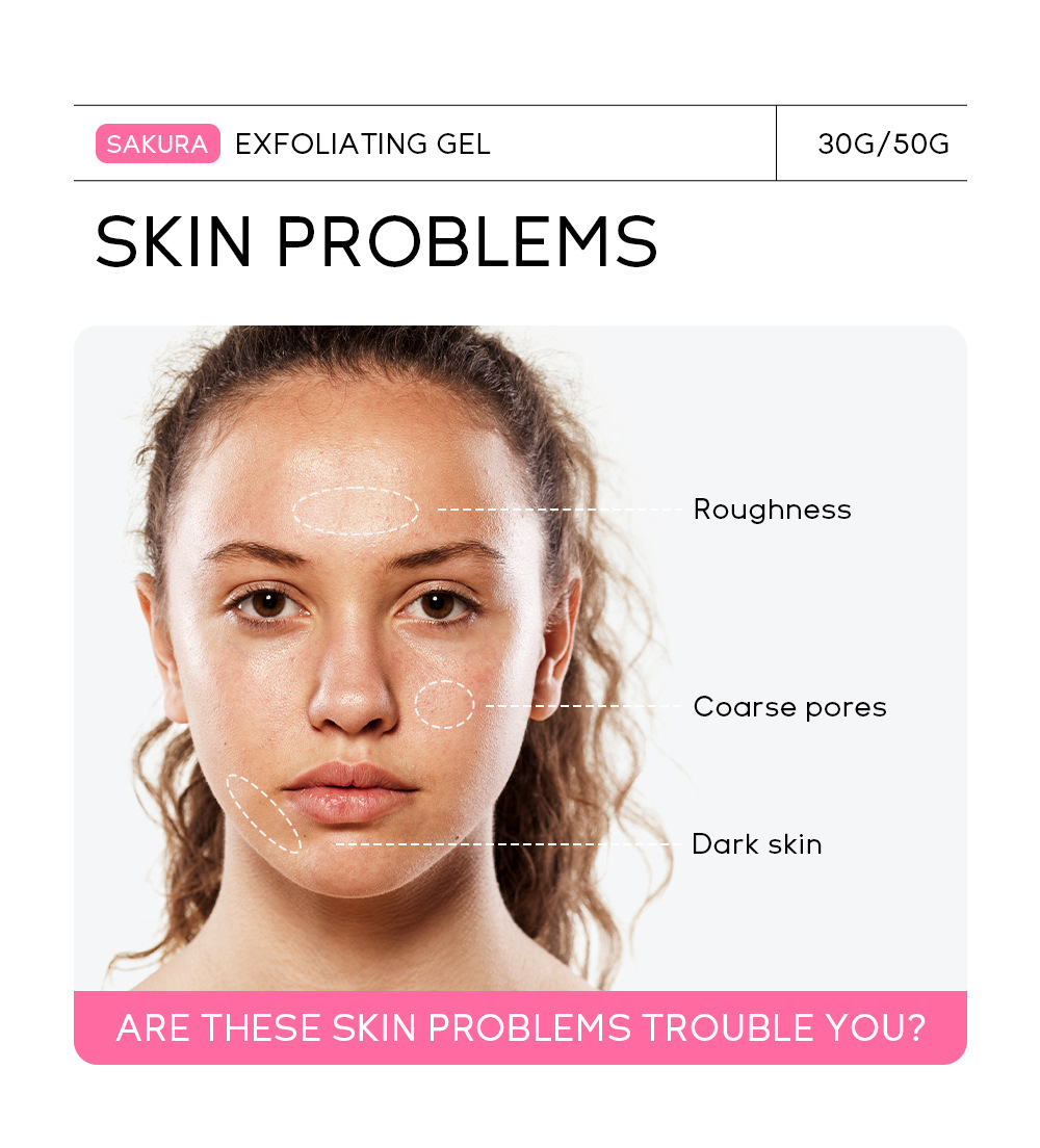 Facial Scrubs & Polishes Version Of QUIYUM Cherry Blossom Keratin Gel 50g (color Box) Facial Cleansing Pores Keratin_voghion.com