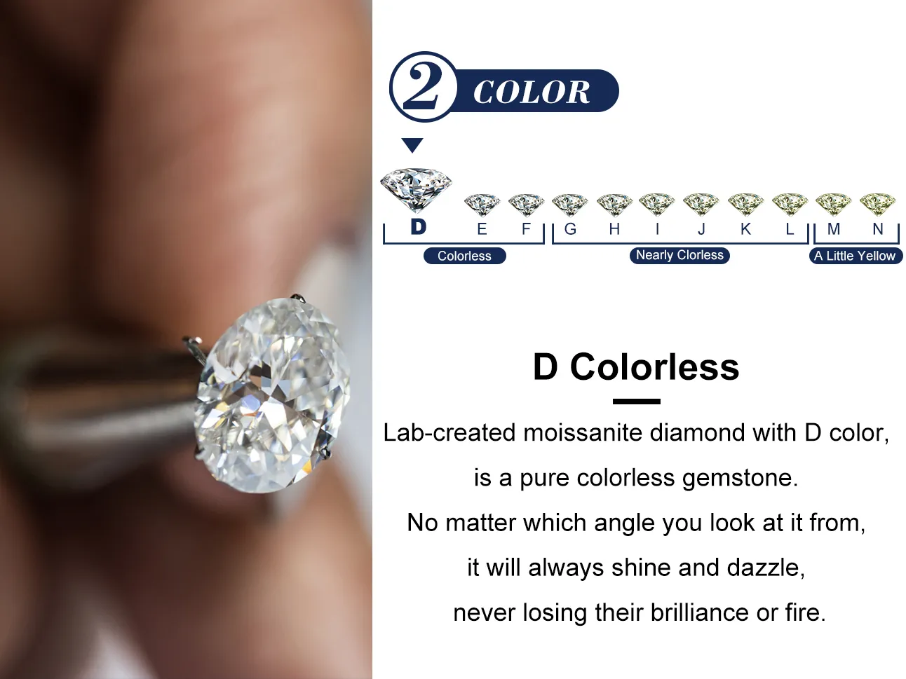 Moissanite Diamond Tennis Chain Necklace For Men And Women_voghion.com
