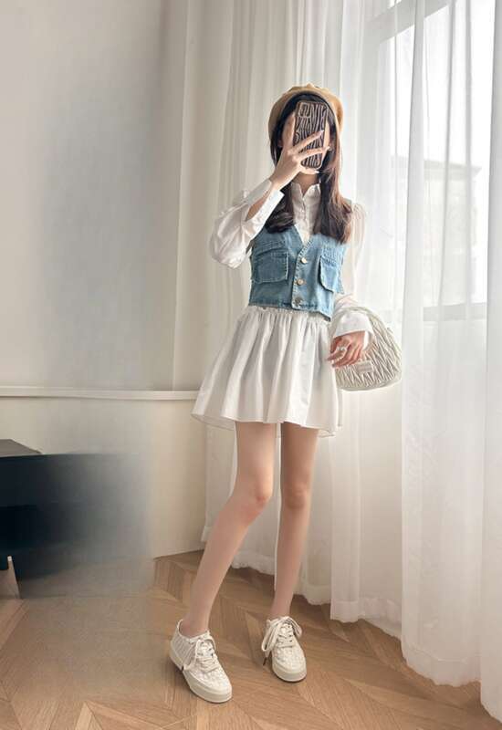 2024 Höstutgåva Nicole Design Vävd panel Herr Dam, Vår Höst Andningsbar Canvas_voghion.com