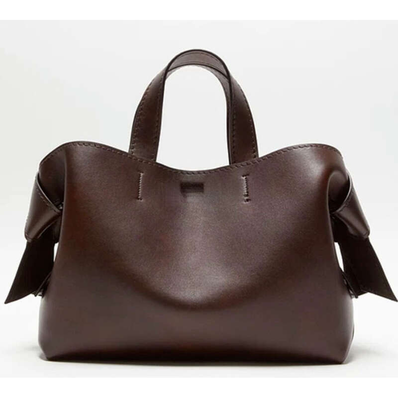 Niche Bow Handbag New Simple Fashion Leather Casual Commuting Single Bag Women's Bags_voghion.com