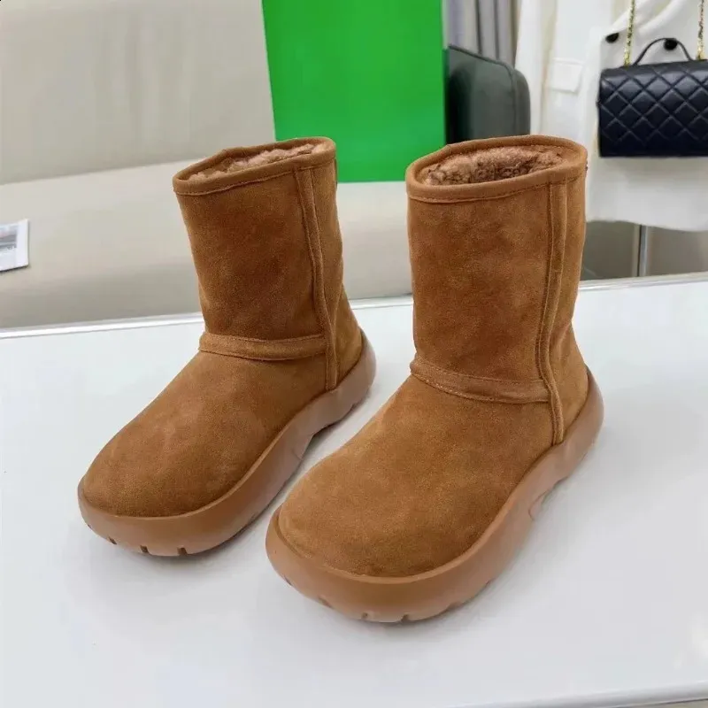 Warme dames winter snowboots met dikke zool en pluche voering_voghion.com