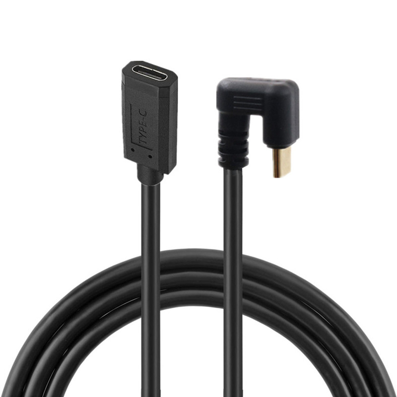 USB 3.1 tip C muški-ženski 4K 60Hz kabel za punjenje U-oblikovani USB-C 180 stupnjeva 10 Gbps audio video kabel 0,3 m 0,6 m 1 m 1,8 m_voghion.com