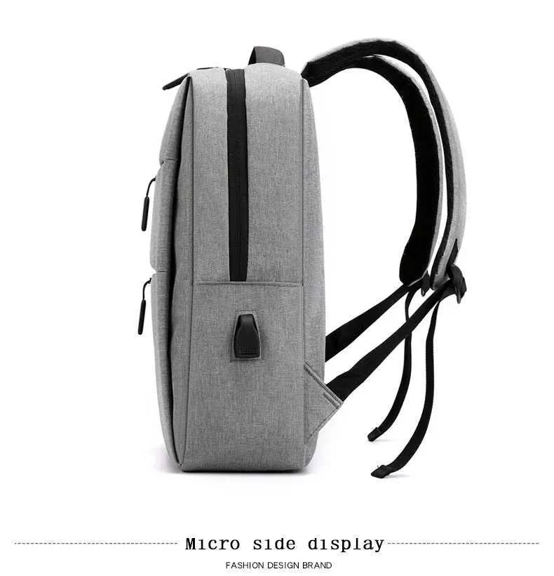 Laptoptaske med lynlås i flere lag, 13, 14, 15 tommer, computerrygsæk, unisex rejserygsæk, C241031_voghion.com