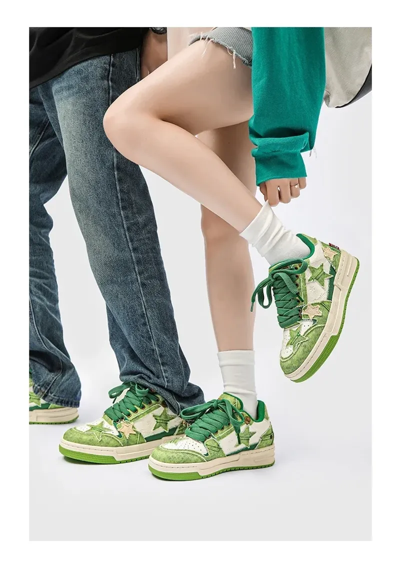Modische Basketball-Sneakers: bequeme Casual-Sportschuhe mit weichen Sohlen_voghion.com