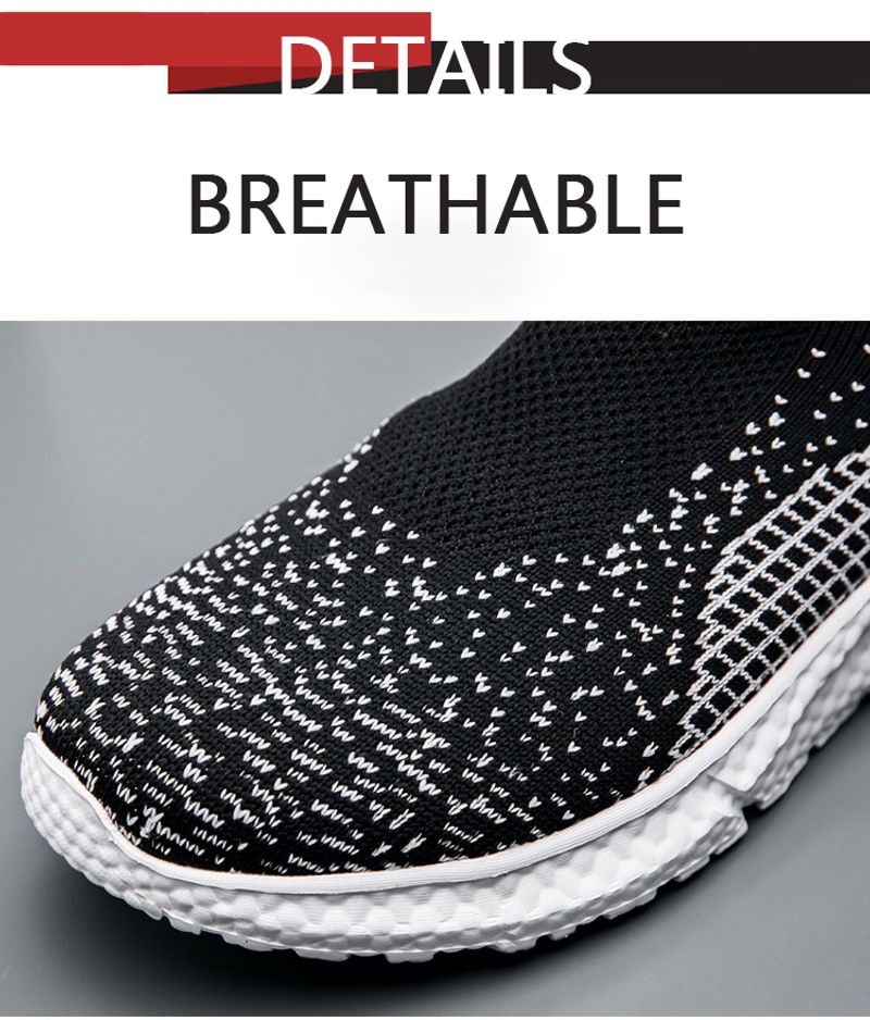 Slip On Men Outdoor Lightweight Men's Loafers Non-slip Soft Male Walking Shoes Breathable Mesh Casual Sneakers 2024_voghion.com