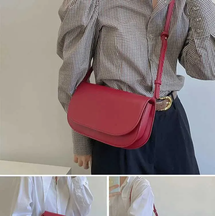 pour les femmes tendance 2024 nouveau sac à bandoulière simple rouge vin sacs à bandoulière polyvalents sacs à main de mariée de créateur C241104_voghion.com