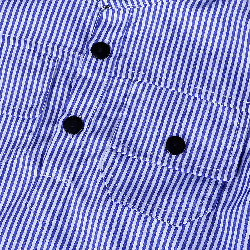 Mutter & Kinder kinder anzug Hübscher junge blaues hemd denim hosenträger_voghion.com