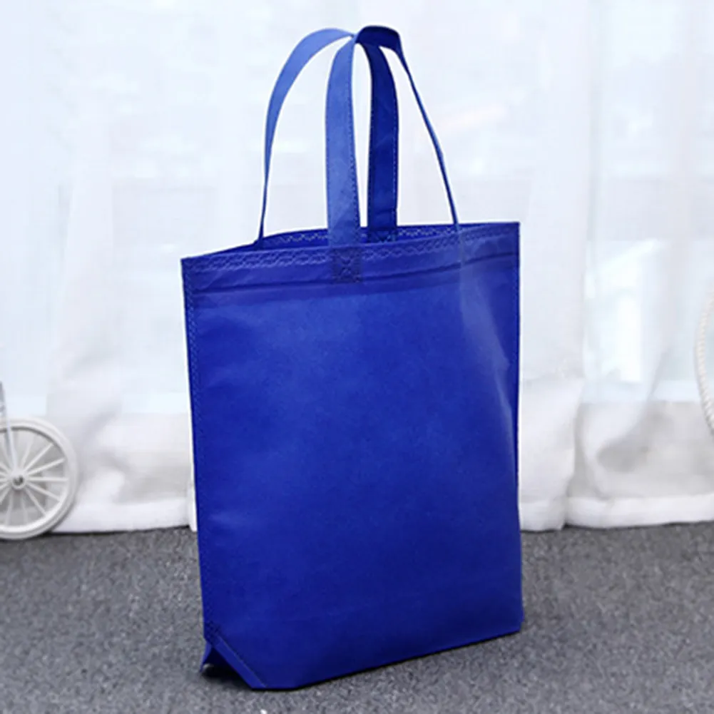 Reusable Canvas Cotton Fabric Shopper Bag Women Tote Shoulder Non-woven Environmental Case Organizer Multifunction_voghion.com