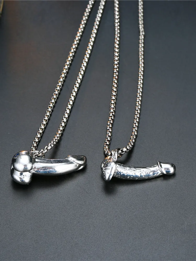 Colliers pendentifs jouets sexuels masculins bijoux drôle orgue gothique collier pour femmes punk sexy hommes fête d'Halloween_voghion.com