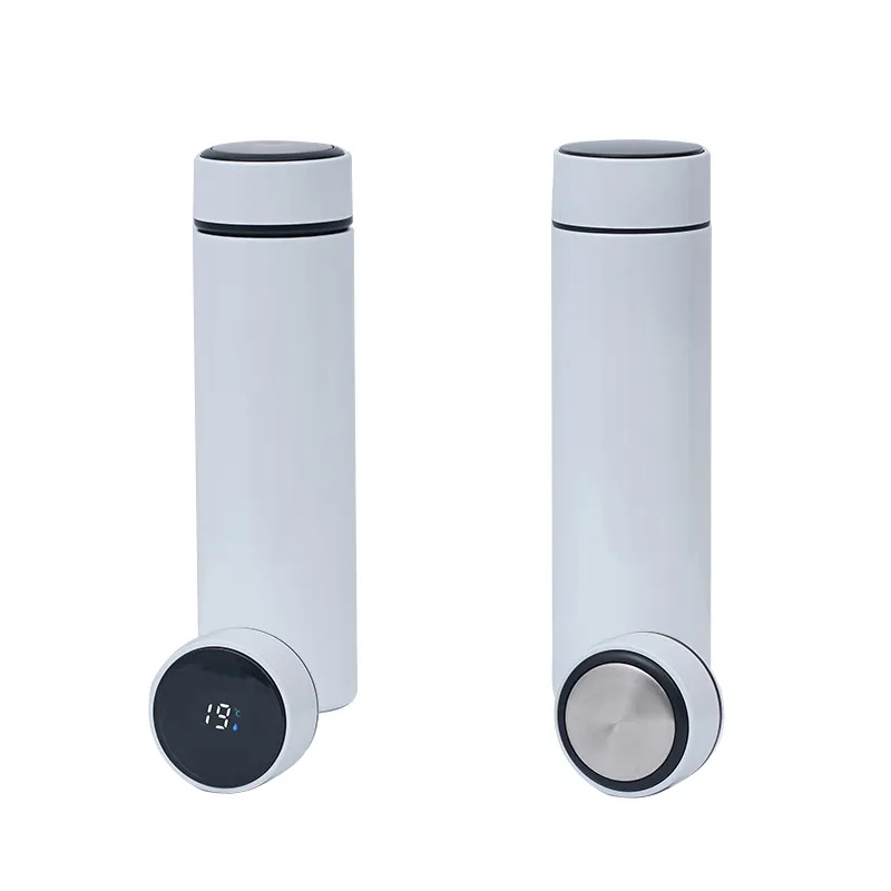 LED Tumbler - 500ml Vacuum|Sublimation Ready|Touch Control_voghion.com