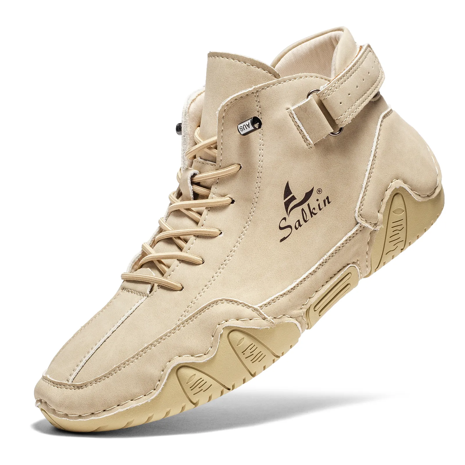 Nuovo 2024 Design fatto a mano Sneakers Uomo Outdoor Casual Pelle Uomo Scarpe Stivaletti Traspirante Vendita calda_voghion.com