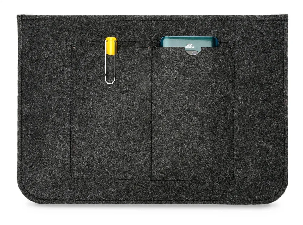Laptoptasche aus Wollfilz, Hülle für 11, 12, 13, 15,6 Zoll Book Air Pro, Hülle für MateBook mit Mauspad oder Power Mini-Pack_voghion.com