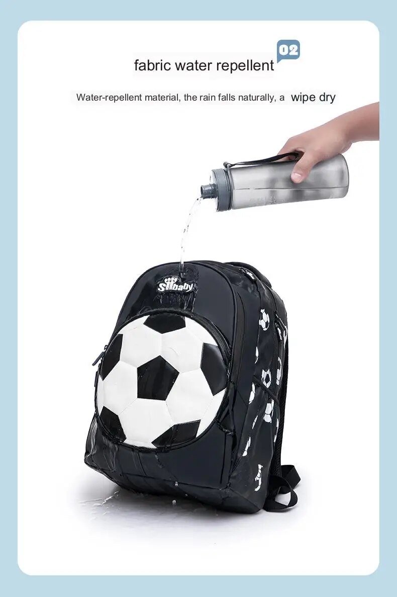 Football children schoolbag anime backpack travel school bags for teenage boy mochila escolar infantil menino_voghion.com