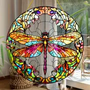 Zarter Sonnenfänger in Libellenform – 20 cm doppelseitige Acrylkunst. Sommerlicher Gartenzauber für die Veranda oder eine aufmerksame Überraschung zur Einweihungsparty._voghion.com