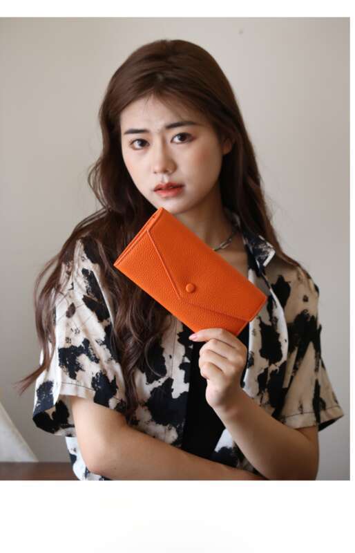 Echtes Leder Damen lange, multifunktionale, große Kapazität, neue Art, kleine Handtasche_voghion.com