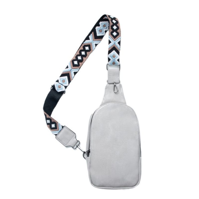 Zaino con tracolla retrò da donna avanzato, borsa a tracolla in pelle PU, borsa da petto multifunzionale per esterni_voghion.com