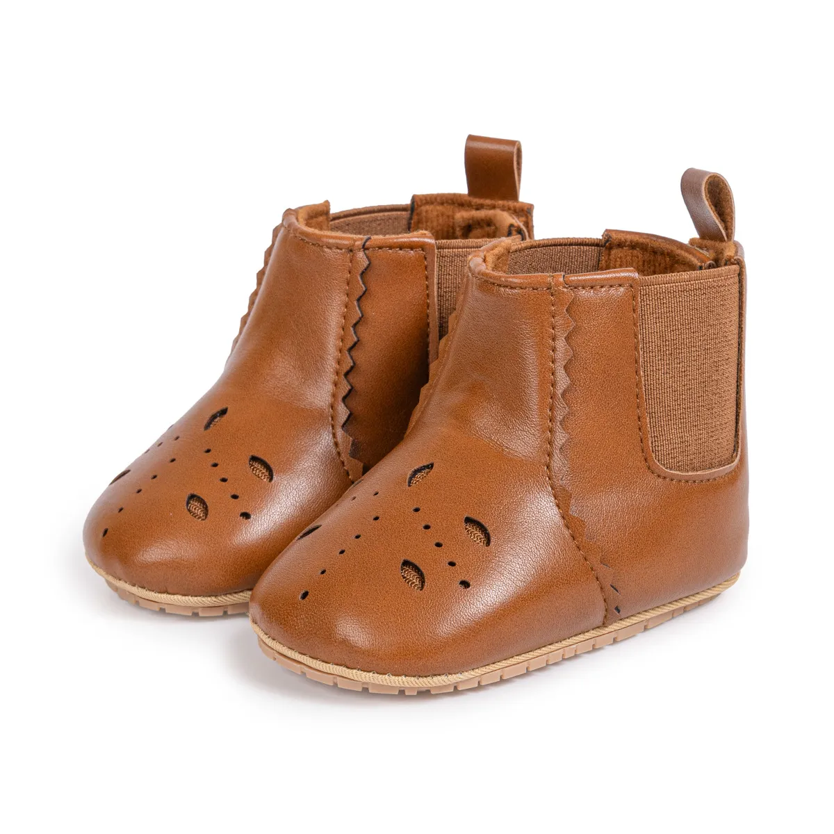 Moderigtige støvler til småbørn i høj kvalitet, blød PU, skridsikker sål, forår og efterår, 0-18 måneder til nyfødte_voghion.com