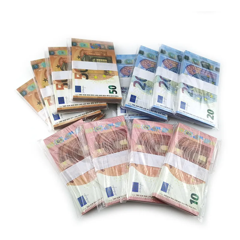 Realistic Euro Play Money Banknotes For Party Props And Games_voghion.com