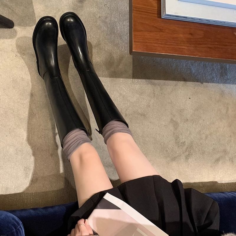 Grape Mom's Long - Stylish and Comfortable High Knights Boots Women_voghion.com