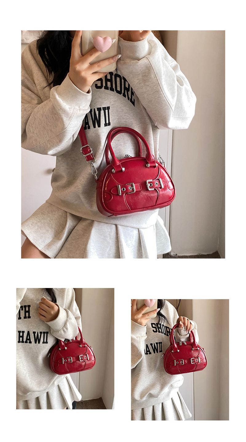 Modische Bowlingtasche zum Miehmen für Damen im Sommer 2024, neue, einfache und vielseitige Umhän,_voghion.com