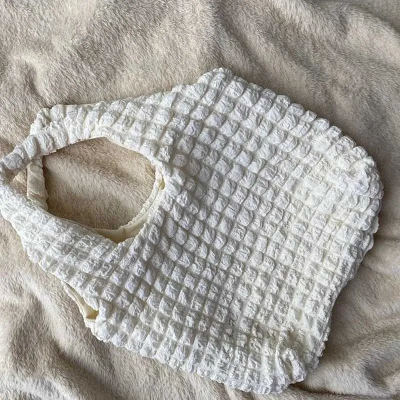 Ydlns Été Plissé Nuage Femelle Bonbon Couleur Grande Capacité Sac À Bandoulière Sacs À Main Shopping Filles Pochette Fourre-Tout_voghion.com