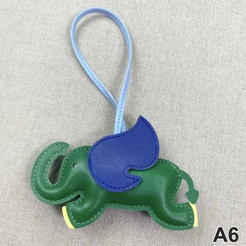 Designer de modă din piele PU aripi zburătoare elefant umeraș breloc pandantiv pentru femei accesorii pentru geantă de mână_voghion.com