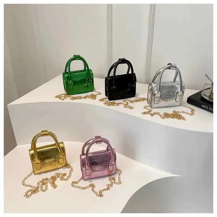 Naiste Mood Mini Crossbody kotid Täiskivist prinditud klapp vabaaja kett-õlakott Naistele Mitmekülgne Square Messenger_voghion.com