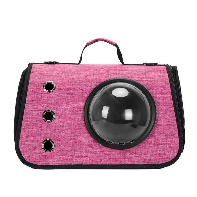 Neue Katzen- Hundetasche mit großem Platz, transparent bequem zum Ausgehen, fallbare and tragbare Hand-Haustiertasche_voghion.com