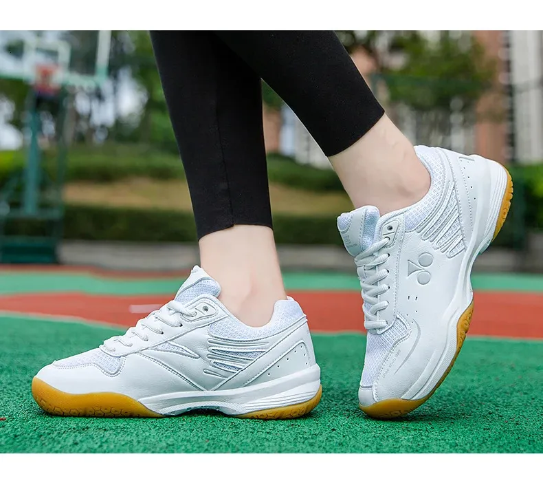 womens breathable volleyball Mens badminton shoes indoor athletic training sneakers tennis couple_voghion.com