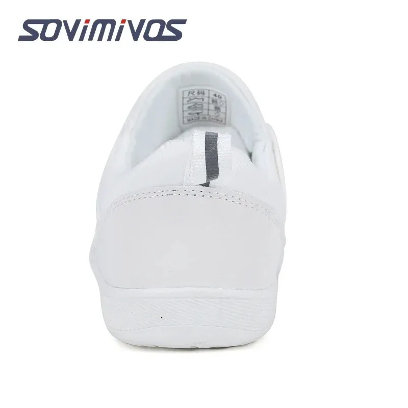 Mens Cross-Trainer Casual Sneakers Barefoot Shoes | Wide Toe Box Womens Minimalist Trail Runner Canvas Loafers 240624_voghion.com