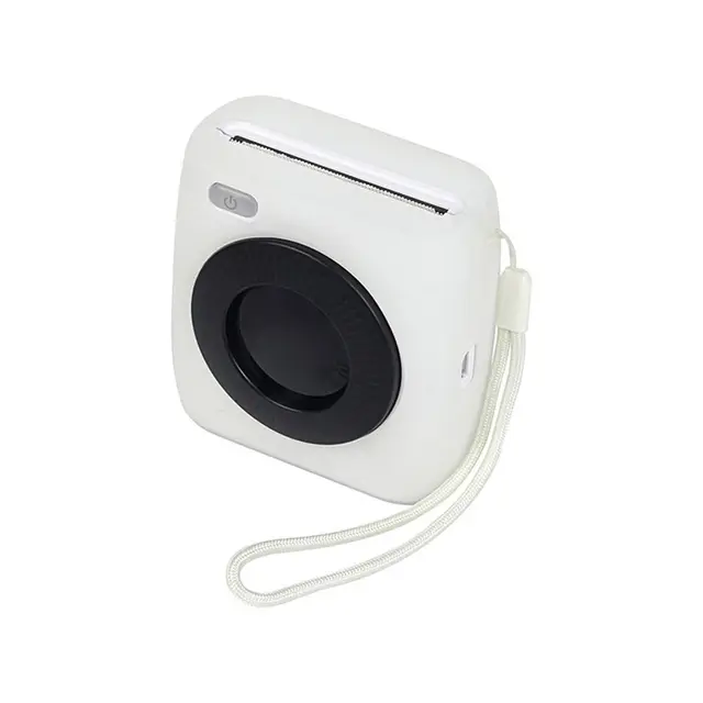 T02 Slatka mekana zaštitna silikonska futrola u obliku mini zečjih ušiju za Phomemo printer_voghion.com
