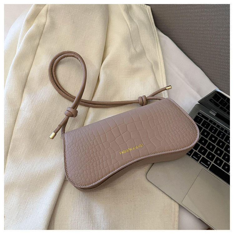 Stylish Pu Underarm Bag For Women Solid Colour Shoulder Handbag_voghion.com