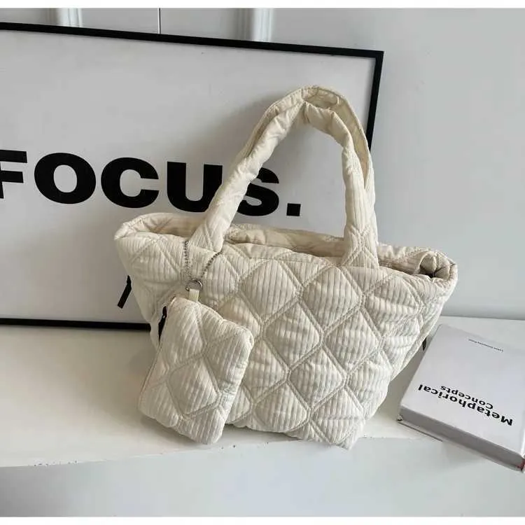 Damen Stepptaschen Set Große Schultertasche Und Handtasche_voghion.com