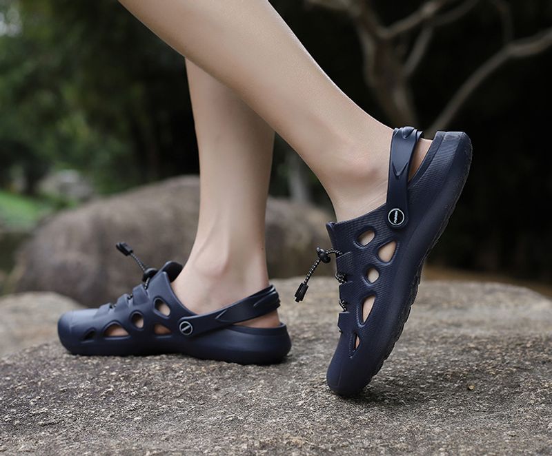 2023 new lace-up EVA outdoor hole soft trend summer beach shoes spot wholesale a generation of hair_voghion.com