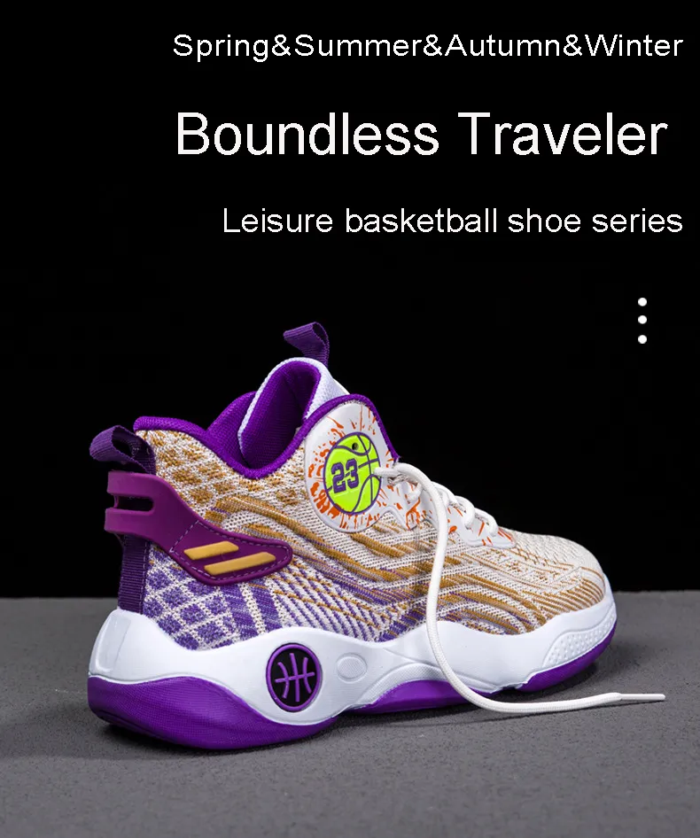 Men Sports Fashion Basketball Summer Anti Slip New Breathable And Durable Versatile Running Shoes Free Shipping Lhshoe_voghion.com