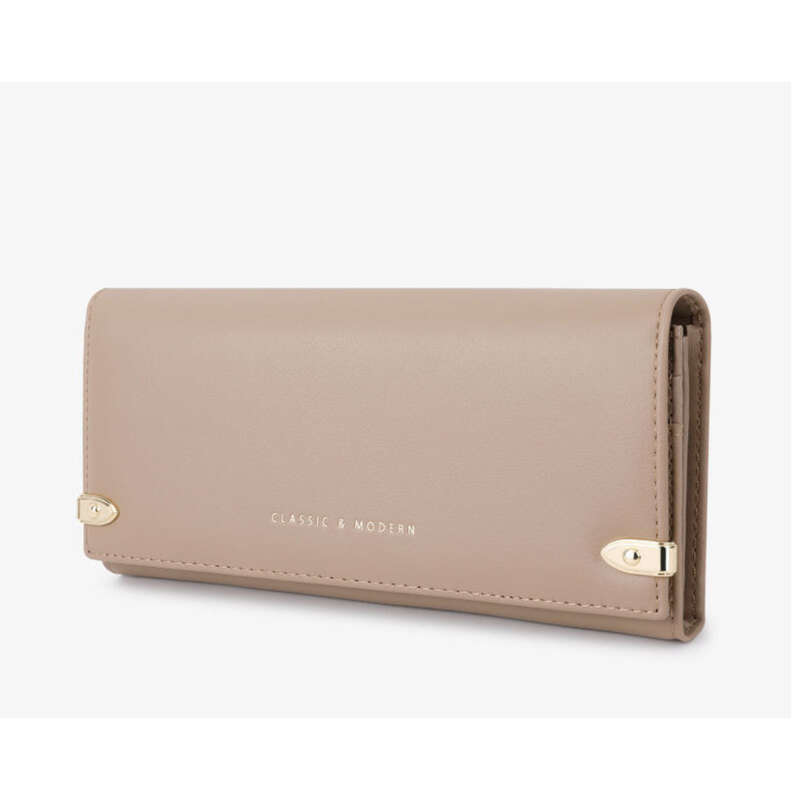 New High-grade Leather Ladies Wallet With Extra Long Storage Space_voghion.com
