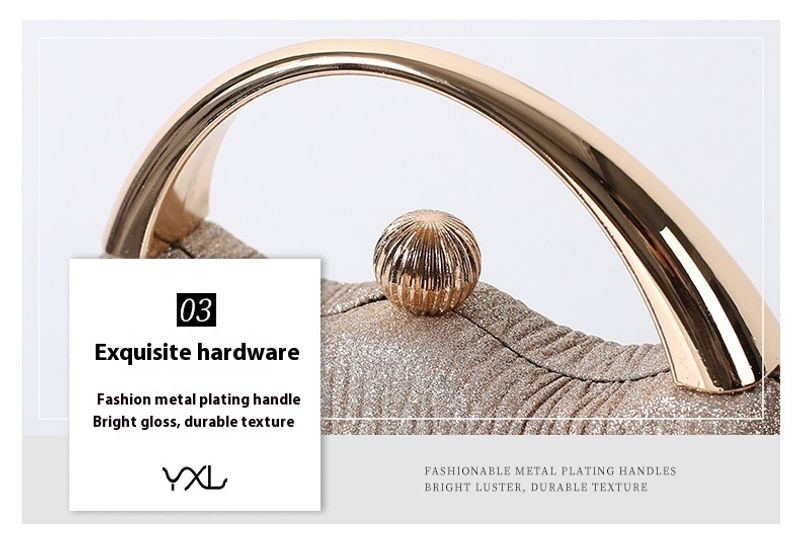 Retro Rosa Handheld Mode Arc Bankett Hochzeit Geschenk Party Nagel Perle Abendkleid Tasche_voghion.com